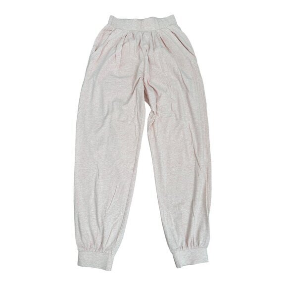 Puma Womens Elastic Waist Lounge Joggers In Light Pink - Picture 1 of 6